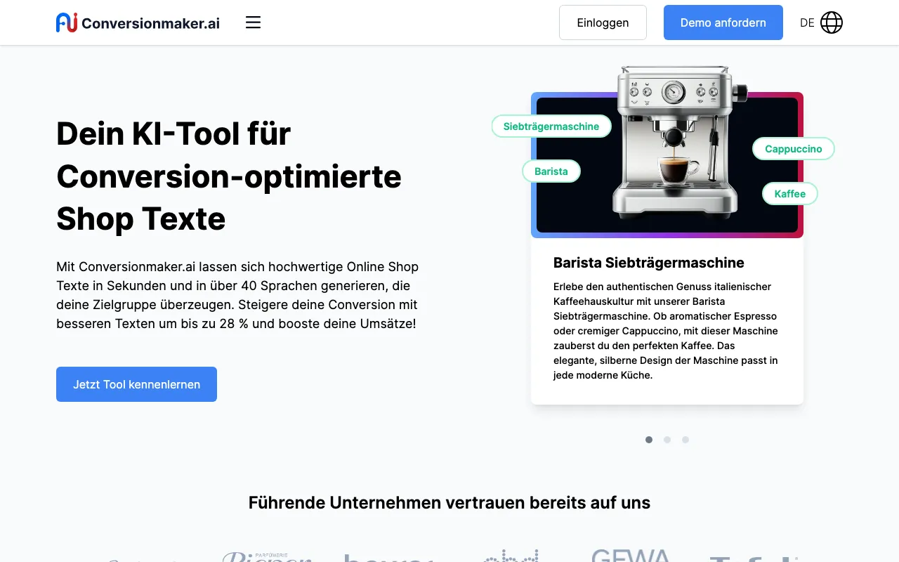 Page d'accueil de Conversionmaker le 2026-09-19