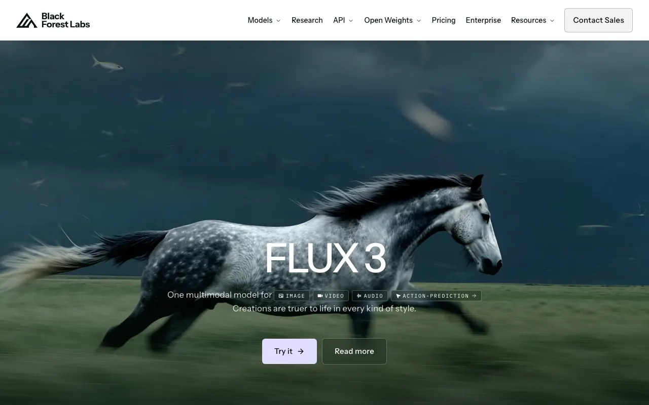 Page d'accueil de FLUX le 2026-09-19
