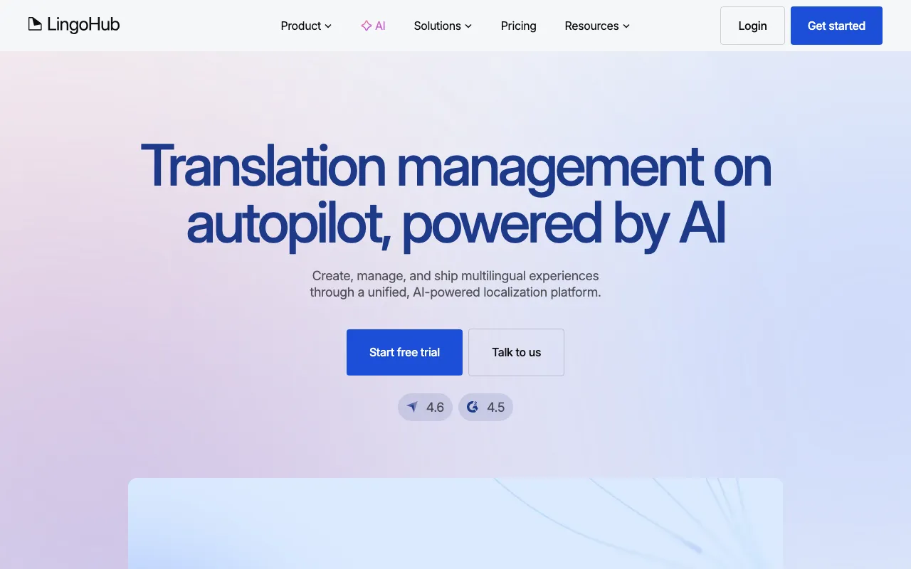 Page d'accueil de LingoHub le 2026-09-19