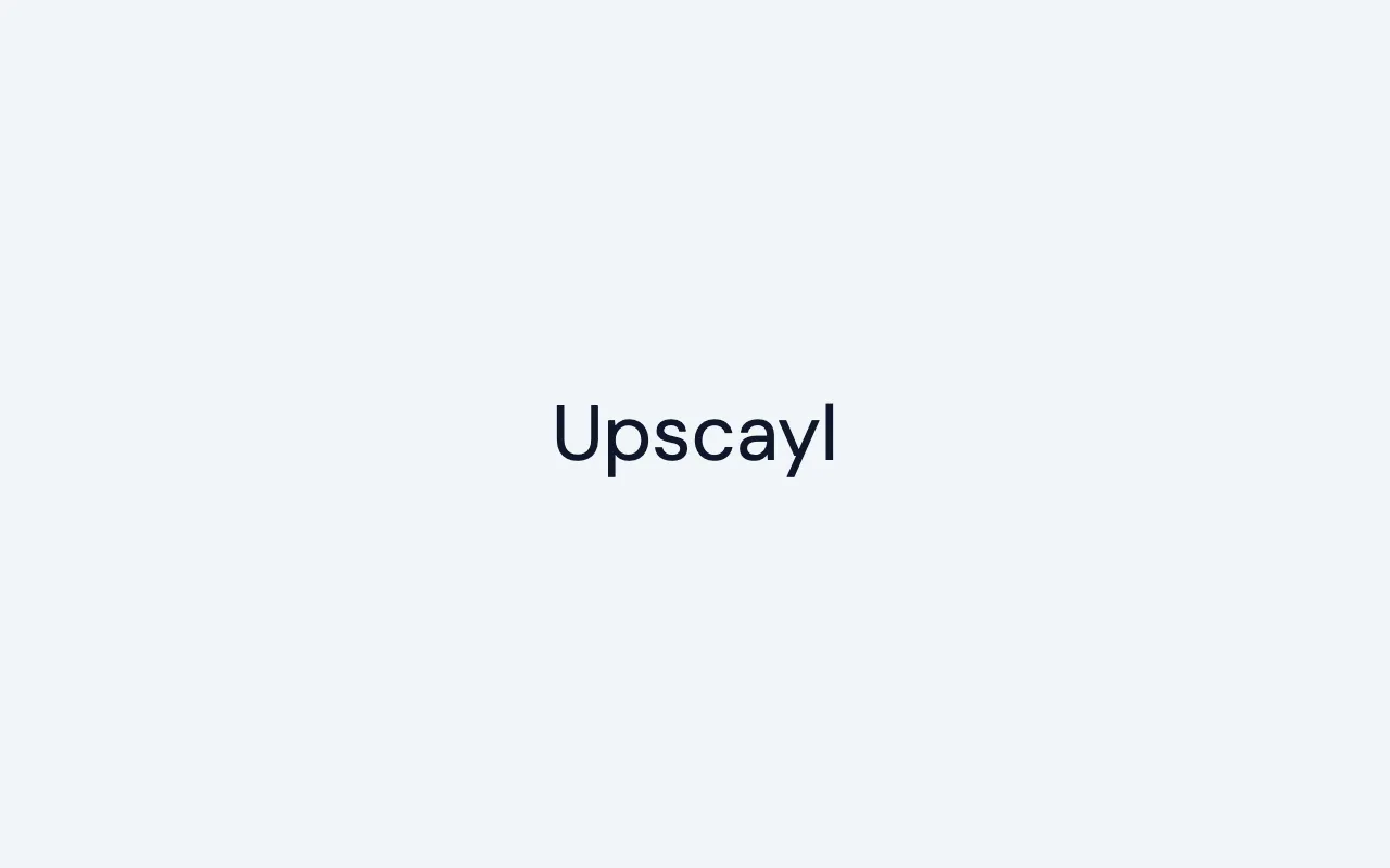 Page d'accueil de Upscayl le 2026-09-19